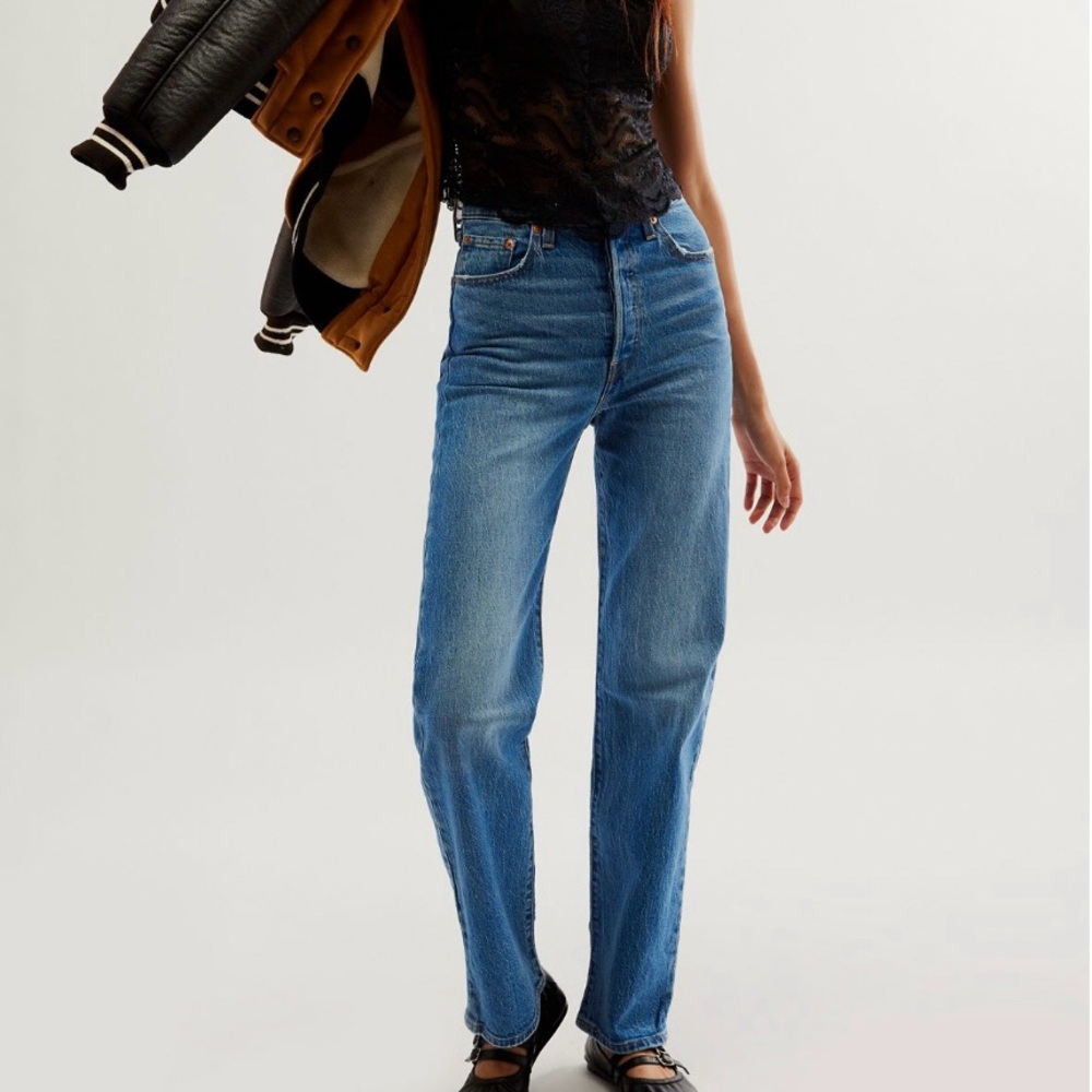 NWT Levi's Ribcage Straight Women’s Jeans - Dark Blue